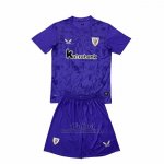 Camiseta Athletic Bilbao Porter Nino 2025-2026 Purpura