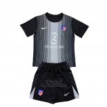 Camiseta Atletico Madrid Portero Nino 2025-2026 Negro
