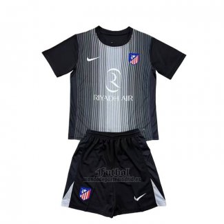 Camiseta Atletico Madrid Portero Nino 2025-2026 Negro