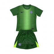 Camiseta Chelsea Portero Nino 2025-2026 Verde