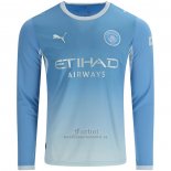 Camiseta Manchester City Primera Manga Larga 2026-2027