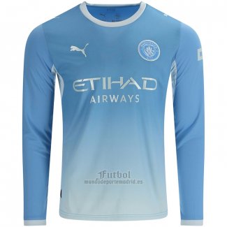 Camiseta Manchester City Primera Manga Larga 2026-2027