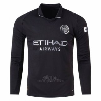 Camiseta Manchester City Segunda Manga Larga 2025-2026
