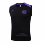 Camiseta de Entrenamiento Barcelona Sin Mangas 2025-2026 Negro Purpura