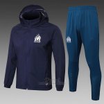 Chandal de Rompevientos del Olympique Marsella 2024-2025 Azul