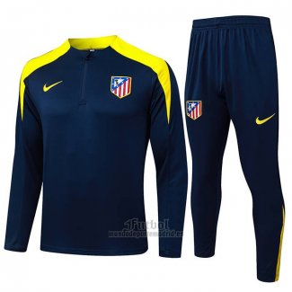 Chandal de Sudadera del Atletico Madrid Nino 2025-2026 Azul