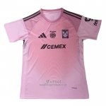 Camiseta Tigres UANL Portero Segunda 2025-2026 Rosa Tailandia