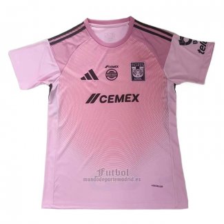 Camiseta Tigres UANL Portero Segunda 2025-2026 Rosa Tailandia
