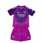 Camiseta Arsenal Portero Nino 2025-2026 Purpura  Camiseta Arsenal Portero Nino 2025-2026 Purpura