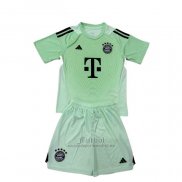 Camiseta Bayern Munich Portero Nino 2025-2026 Verde