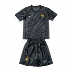 Camiseta Francia Portero Nino 2024 Negro