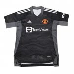Camiseta Manchester United Portero 2021-2022 Negro