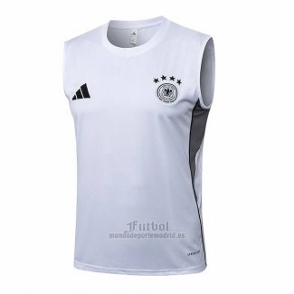 Camiseta de Entrenamiento Alemania Sin Mangas 2025-2026 Blanco