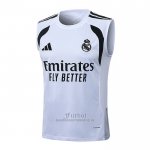 Camiseta de Entrenamiento Real Madrid Sin Mangas 2025-2026 Blanco