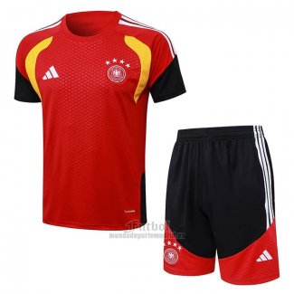 Chandal del Alemania Manga Corta 2025-2026 Rojo - Pantalon Corto