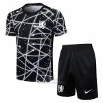 Chandal del Chelsea Manga Corta 2025-2026 Negro - Pantalon Corto