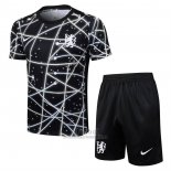 Chandal del Chelsea Manga Corta 2025-2026 Negro - Pantalon Corto