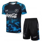 Chandal del Napoli Manga Corta 2024-2025 Azul - Pantalon Corto