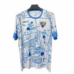 Camiseta Malaga Special 2025-2026 Blanco Azul Tailandia  Camiseta Malaga Special 2025-2026 Blanco Azul Tailandia
