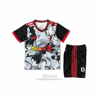 Camiseta Japon Anime Nino 2025-2026 Gris