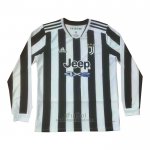 Camiseta Juventus Primera Manga Larga 2021-2022