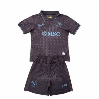 Camiseta Napoli Tercera Nino 2025-2026