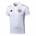 Camiseta Polo del Ajax 2025-2026 Blanco
