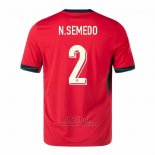Camiseta Portugal Jugador N.Semedo Primera 2024