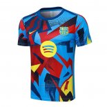 Camiseta de Entrenamiento Barcelona 2025-2026 Azul Rojo
