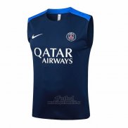 Camiseta de Entrenamiento Paris Saint-Germain Sin Mangas 2025-2026 Azul