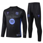 Chandal de Sudadera del Barcelona 2025-2026 Negro  Chandal de Sudadera del Barcelona 2025-2026 Negro