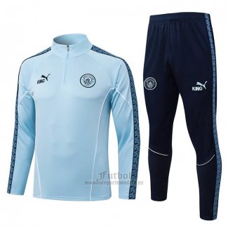 Chandal de Sudadera del Manchester City 2025-2026 Azul