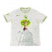 Camiseta Brasil Jesus 2025 Blanco Tailandia