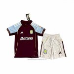 Camiseta Aston Villa Primera Nino 2025-2026