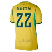 Camiseta Brasil Jugador Joao Pedro Primera 2026