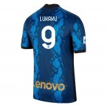 Camiseta Inter Milan Jugador Lukaku Primera 2021-2022