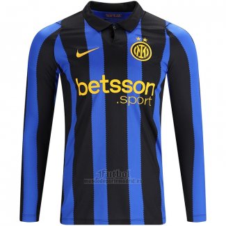 Camiseta Inter Milan Primera Manga Larga 2026-2027