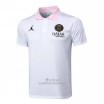 Camiseta Polo del Paris Saint-Germain Jordan 2024-2025 Blanco