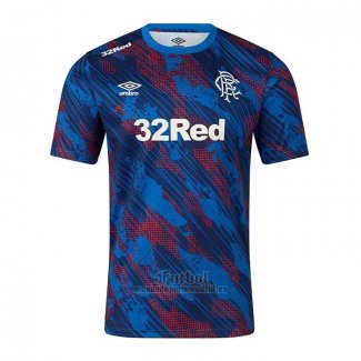 Camiseta Pre Partido del Rangers 2025-2026 Azul