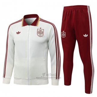Chandal de Chaqueta del Espana 2026-2027 Crema