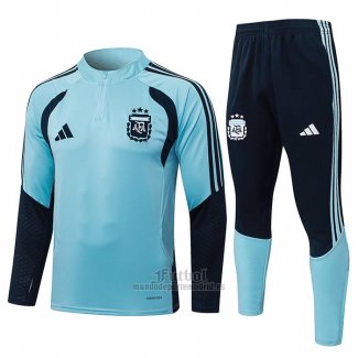 Chandal de Sudadera del Argentina 2025-2026 Azul Negro