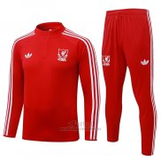 Chandal de Sudadera del Liverpool Nino 2026-2027 Rojo