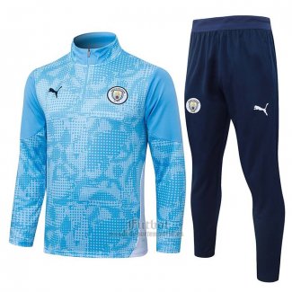 Chandal de Sudadera del Manchester City 2025-2026 Azul