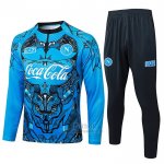 Chandal de Sudadera del Napoli Nino 2025-2026 Azul  Chandal de Sudadera del Napoli Nino 2025-2026 Azul