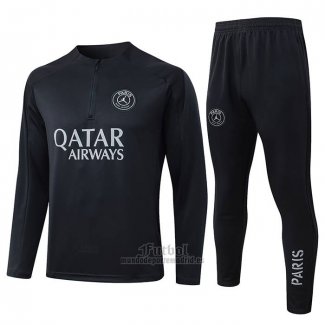 Chandal de Sudadera del Paris Saint-Germain Nino 2025-2026 Negro