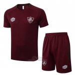 Chandal del Fluminense Manga Corta 2025-2026 Rojo - Pantalon Corto