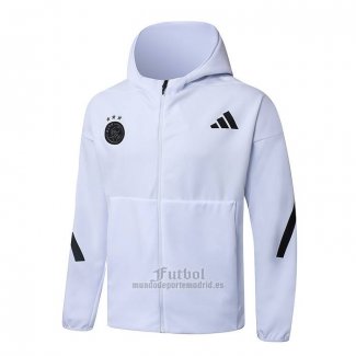 Chaqueta con Capucha del Ajax 2025-2026 Blanco