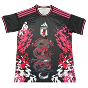 Camiseta Japon Dragon 2024-2025 Negro y Rosa Tailandia