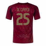 Camiseta Belgica Jugador De Cuyper Primera 2024
