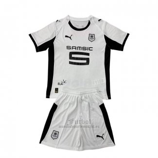 Camiseta Stade Rennais Segunda Nino 2025-2026
